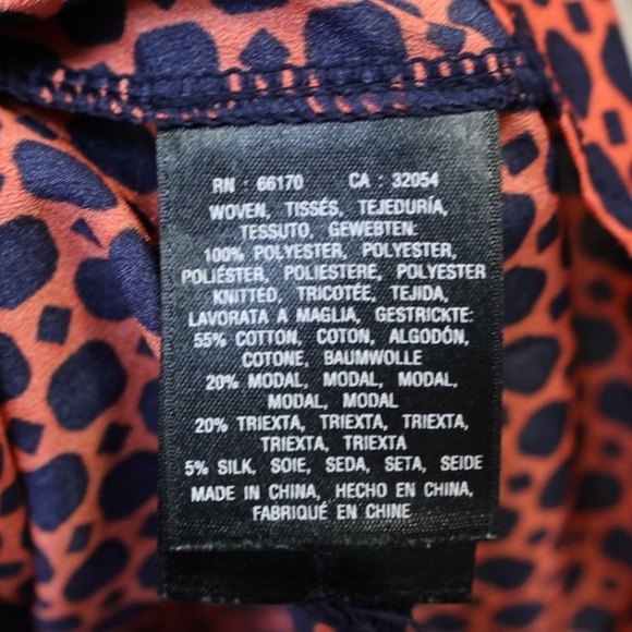 Anthropologie Yellow Bird Hi Low Top Shirt sz S Red Blue Tunic - Picture 6 of 8